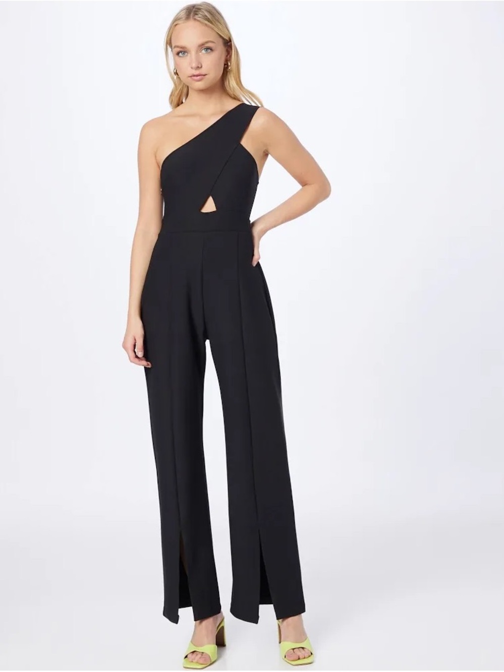 Abercrombie & Fitch Asymmetrical One-Shoulder Jumpsuit - LIKE NEW